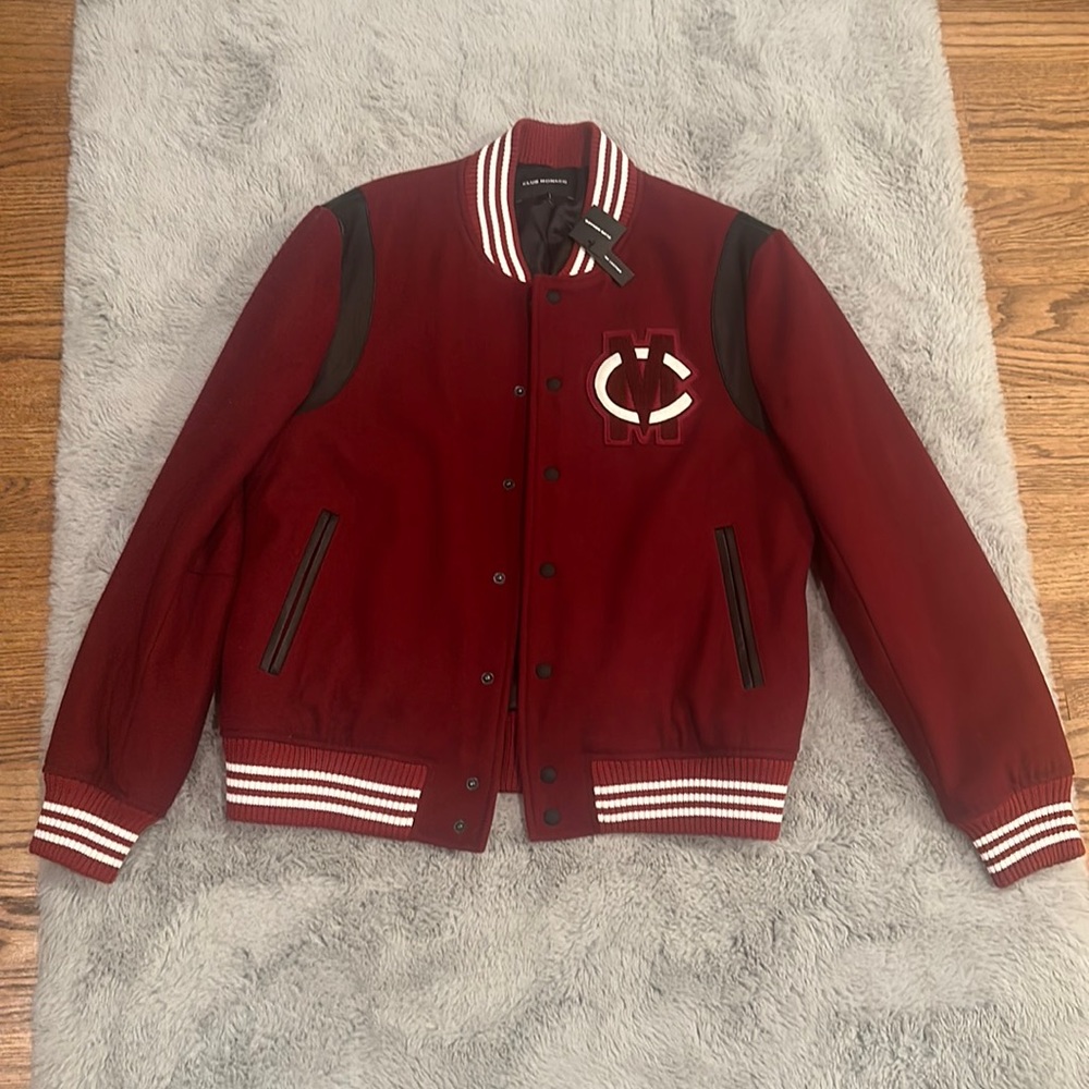 Club Monaco Burgundy Wool Jacket